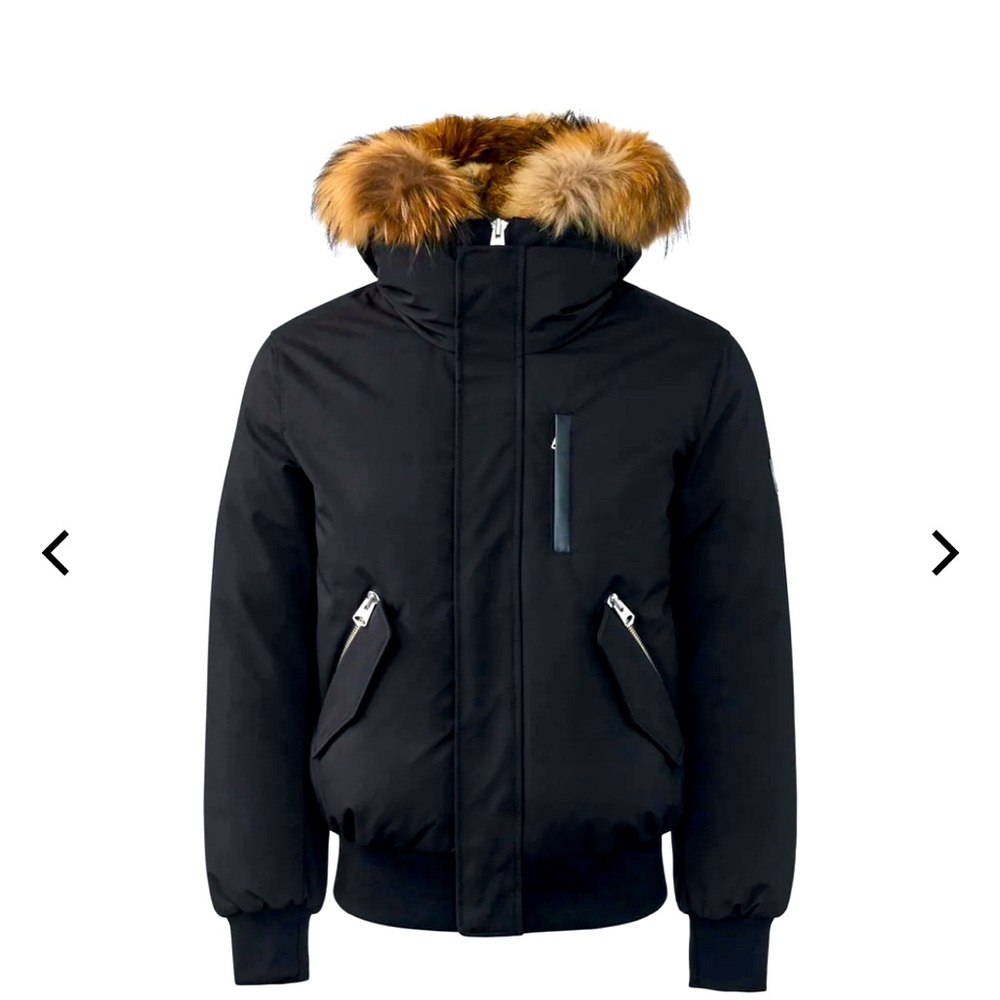 DIXON 2-in-1 Nordic Tech down bomber with natural fur. Tags included